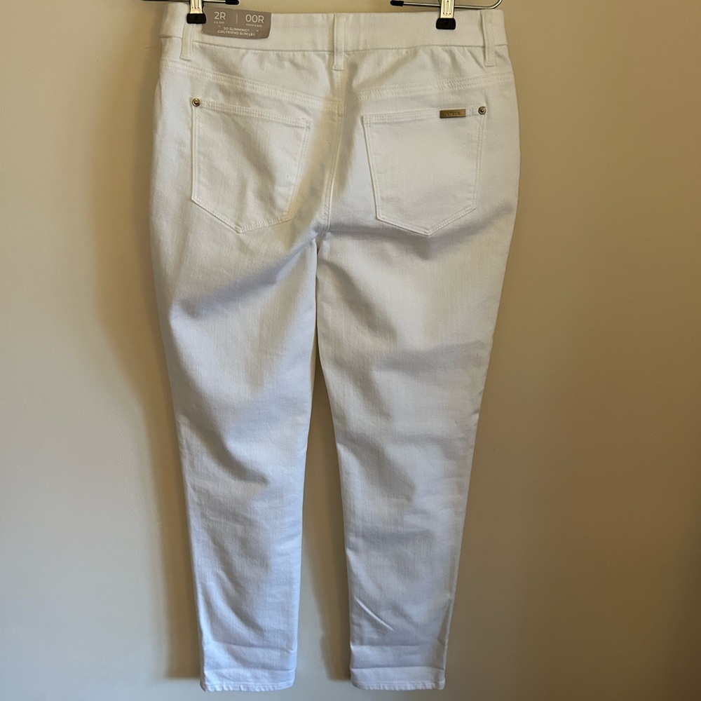 New with tags Chico's girlfriend white jean size 00 or 2-4 - Picture 5 of 9